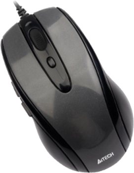 Picture of A4tech N-708x V-Track οπτικό ποντίκι, 1600DPI, USB, Μαύρο