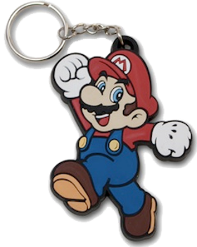Picture of Super Mario Rubber Keychain