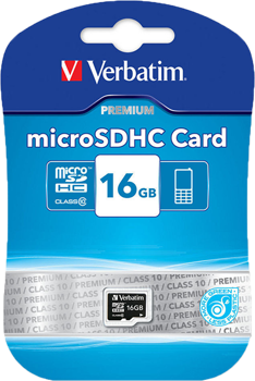 Picture of Verbatim microSDHC 16GB* Memory Card ( Class 10 )