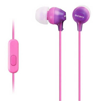 Handsfree Ακουστικά Sony MDR-EX15AP ρόζ