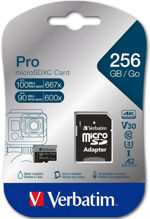 Verbatim Pro microSDXC 256GB 