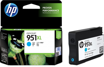 Picture of HP 951XL Cyan Αυθεντικό δοχείο κυανής μελάνης υψηλής χωρητικότητας