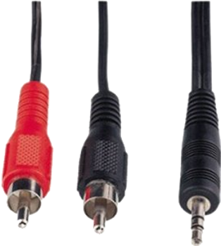 Picture of GR-Kabel Audio Cable 5m 3.5mm Stereo Jack male to 2 x RCA male