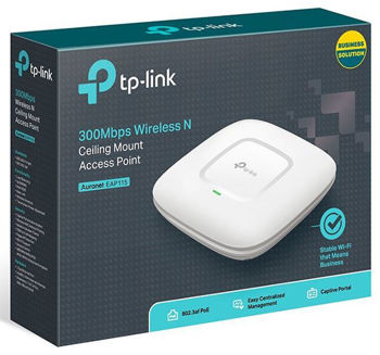  TP-LINK 300Mbps Wireless N Access Point Οροφής V1.0 (EAP115) EAP115