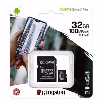 KINGSTON Canvas SDCS2/32GB Κάρτα μνήμης 32GB microSDXC + SD adaptor