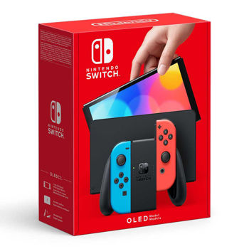 Switch Console OLED Neon Blue/Red Joy-Con
