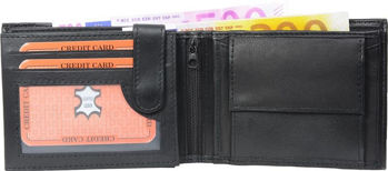 Wallet nappa leather wallet black