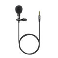 AWEI MK1 Microphone 3.5mm Aux Jack 3m Length - Clean Sound Noise Cancelling