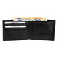 Leonardo Verrelli gift set with real leather wallet, key ring and credit card holder
