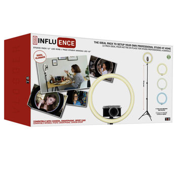 TnB 12" LED ring with tripod for studio - INFLUENCE