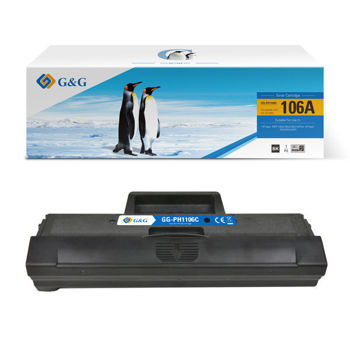 G&G Compatible Toner HP W1106A 106A Black