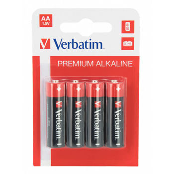 VERBATIM Premium 49921 Αλκαλική μπαταρία 1.5V AA 4τεμ 