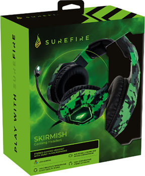 SureFire Skirmish Stereo Gaming Headset With Built-in Microphone