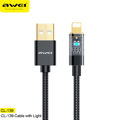 Awei CL-139T Cable USB-C 100W Μαύρο 1m