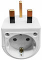GK European Schuko to UK Plug Adaptor - 13Amp F8813