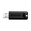 Verbatim Pinstripe USB 3.0 Flash Drive 128GB Black 49319