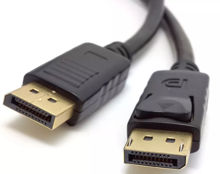 MEDIARANGE DisplayPort Cable Καλώδιο συνδεσης μαύρο 10 Gbit/s 2m