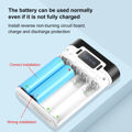 HAWEEL DIY 4x 18650 Battery (Not Included) 10000mAh QC Charger Power Bank 