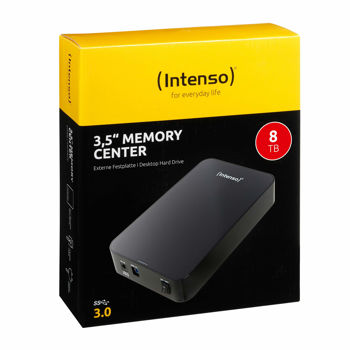 Intenso Memory Center USB 3.0 Εξωτερικός HDD 8TB 3.5" Μαύρο
