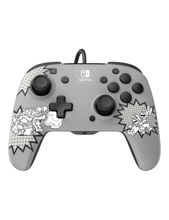 PDP - Wired Controller for Nintendo Switch and Pc Mario Grey Rematch
