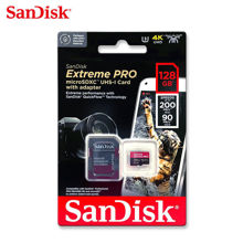 SanDisk 128GB microSDXC Extreme PRO UHS-I U3 V30 Card (200MB/s)