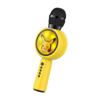 OTL Pokémon Pikachu PopSing LED Karaoke Microphone - Yellow