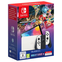 Nintendo Switch OLED White + Mario Kart 8 + 12 months NS