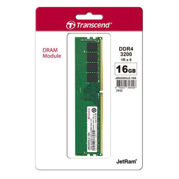 Transcend JM3200HLE-16G 16GB DDR4 RAM με Ταχύτητα 3200 για Desktop