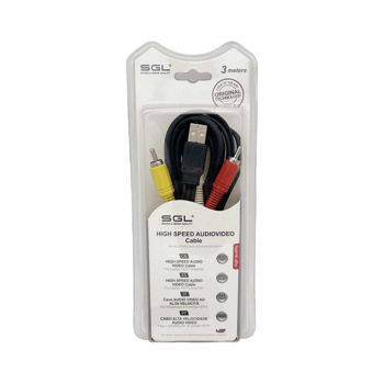 SGL Καλώδιο USB 2.0 σε RCA 1.5m