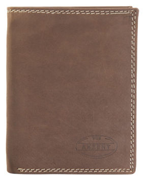 Akzent genuine leather wallet Akzent genuine leather wallet, dark brow