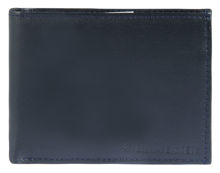 Steinmeister men's wallet made of genuine leather, landscape format Steinmeister men's wallet made of genuine leather, landscape format, black/blue
