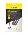 AWEI CL-971 Καλώδιο φόρτισης & data 3in1 – Fast Charge – 1.2m