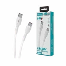 KOUVOLSEN Καλώδιο φόρτισης & data – USB Type-C σε Type-C – Fast Charge – X102 – 2m – 60W 