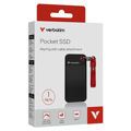 Verbatim Pocket SSD 1TB External SSD USB 3.2 Gen 2, up to 1000MB/s Read & Write Portable Hard Drive for PC, Mac & Console, Black/Red
