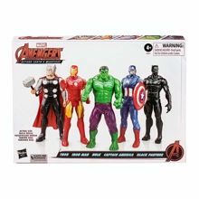 Hasbro Marvel Avengers: Beyond Earth's Mightiest - Thor / Iron Man / Hulk / Captain America / Black 