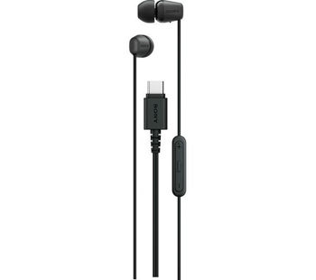 Sony IER-EX15C ενσύρματα ακουστικά ψείρες (in-ear) Type-C Black