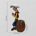 Lucky Luke Creative Cowboy – Διακοσμητικό Άγαλμα & Κουμπαράς (18.8cm) 
