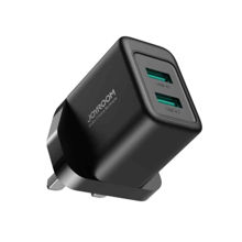 JOYROOM UK CHARGER DUAL USB 2.4A BLACK JR-TCN01