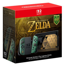 NINTENDO SWITCH 2 CONSOLE LEGEND OF ZELDA 40TH ANNIVERSARY EDITION G/R