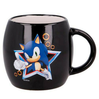 Stor Sonic Κούπα Κεραμική Μαύρη 380ml