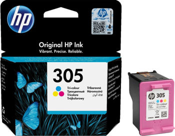 HP 305 Tri-Color Αυθεντικό Mελάνι Εκτυπωτή 3 Χρωμάτων (3YM60AE)